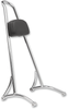 BURLY BRAND Tall Sissy Bar - Chrome Tall Sissy Bar with Backrest Pad - Team Dream Rides