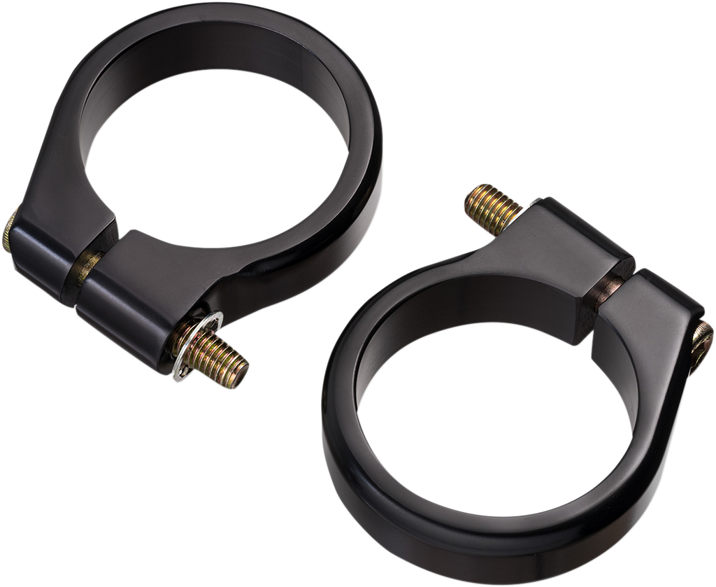 JOKER MACHINE Fork Tube Signal Clamps - 41 mm - Black Fork Tube Clamps - Team Dream Rides