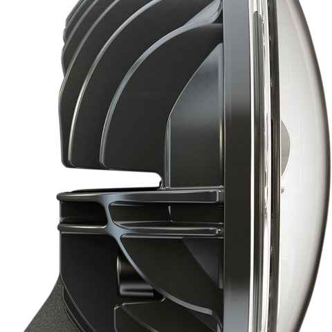 CUSTOM DYNAMICS Adaptive Headlight with Mount - Chrome ProBEAM® 7” Adaptive Headlamp - Team Dream Rides