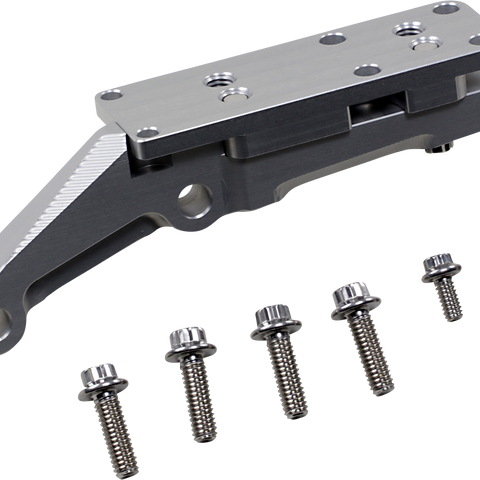 ALLOY ART Ambidextrous Caliper Mount - Clear Radial/Ambidextrous Brake Mount - Team Dream Rides