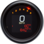 DAKOTA DIGITAL Tank Speedometer - Black Bezel - 3-3/8" MLX Series  Gauge - Team Dream Rides