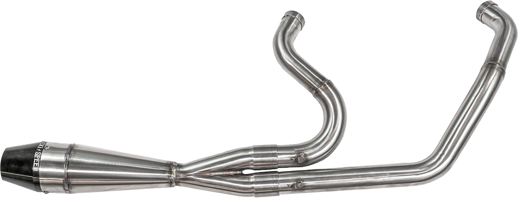 2in1 M8 Softail Shorty Pipe Brushed Ss - Team Dream Rides