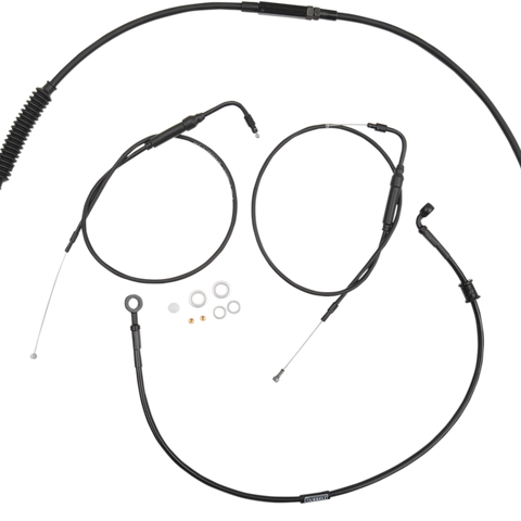 BURLY BRAND Handlebar Cable And Brake Line Kit For Clubman Handlebars Handlebar Cable and Brake Line Kit for Clubman Handlebars - Team Dream Rides