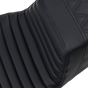 SADDLEMEN Step Up Seat - Lattice Stitched - Black - FLH Step Up Seat — Rear Lattice Stitch/Tuck and Roll - Team Dream Rides