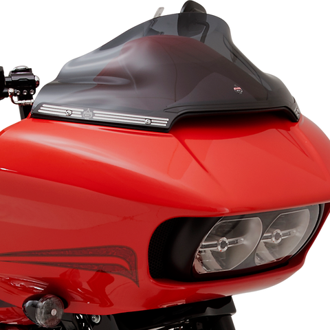 KLOCK WERKS Windshield Trim - Logo - Black - FLTR 15+ Flare™ Series Windshield Trim - Team Dream Rides