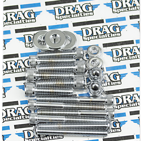 DRAG SPECIALTIES Knurled Transmission End Set 89-06ST Bolt Set - Team Dream Rides