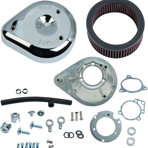 S&S CYCLE Air Cleaner Tear-Drop 08-17 Chrome Air Cleaner - Team Dream Rides