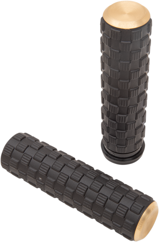 ARLEN NESS Brass Air Trax Grips for TBW Air Trax Grips - Team Dream Rides