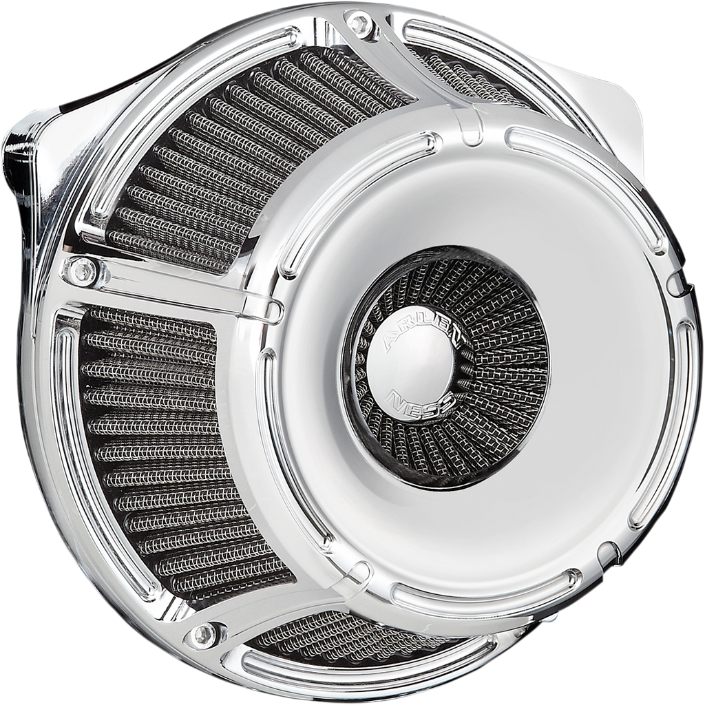 ARLEN NESS Air Cleaner Slot-Track 99-17Big Twin Chrome Inverted Series Air Cleaner Kit — Slot Track - Team Dream Rides