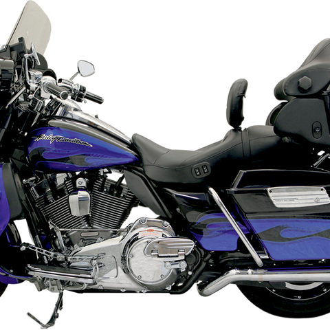 BASSANI XHAUST Mega Power Pseudo Muffler - Black - '99+ FL Pseudo Muffler for Road Rage II Mega Power System - Team Dream Rides