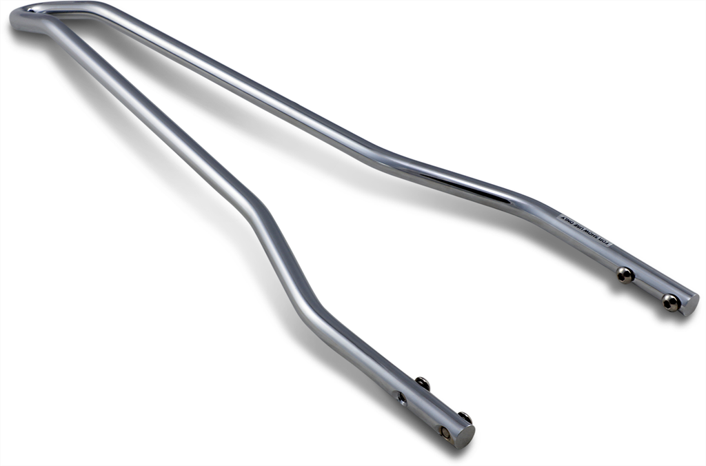 CYCLE VISIONS Sissy Bar Stick - Chrome - 18" Attitude - Narrow Attitude Styled Sissy Bar Sticks - Team Dream Rides