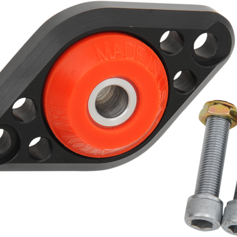 ALLOY ART Motor Mount Black FLT Gooden-Tite ISO Front Engine Mount - Team Dream Rides