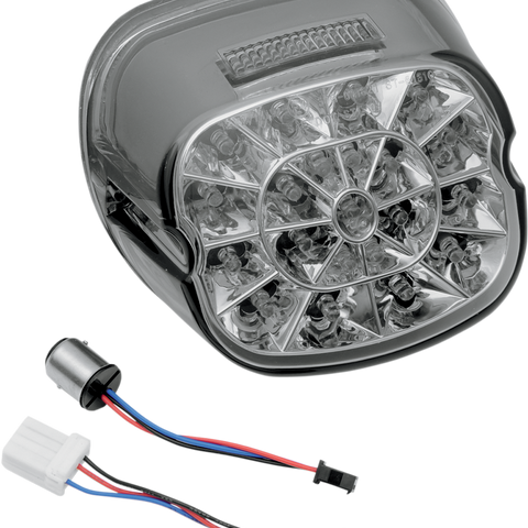 DRAG SPECIALTIES Taillight - Smoke - Top Tag Web LED Taillights - Team Dream Rides