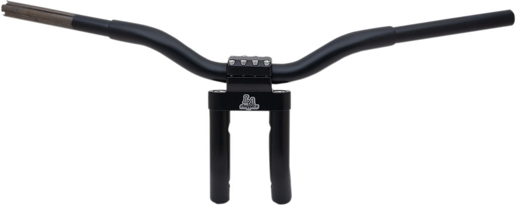 LA CHOPPERS Matte Black 9" Kage Fighter Handlebar w/ Pullback Kage Fighter-T Pullback Handlebar - Team Dream Rides