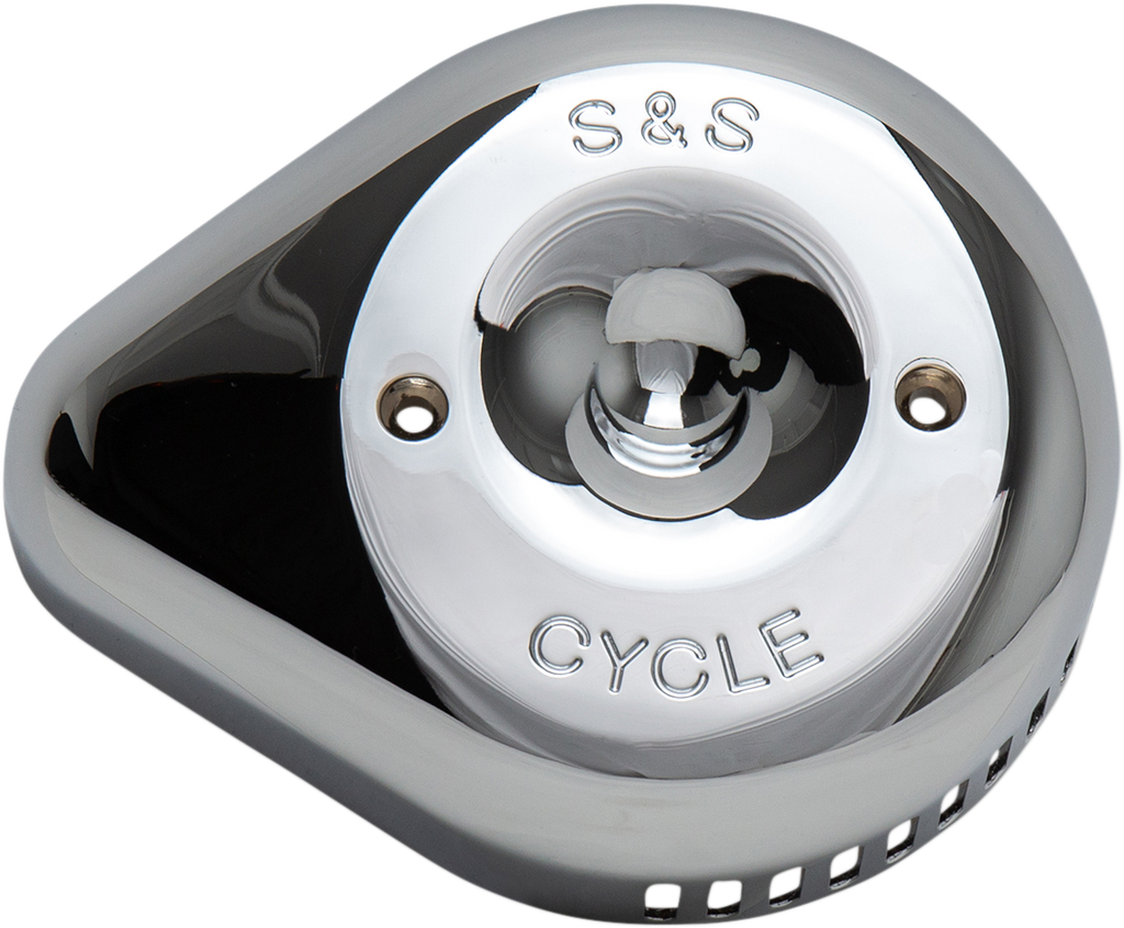 S&S CYCLE Cover Air Cleaner Slasher Chrome Stealth Air Cleaner Cover - Team Dream Rides