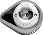 S&S CYCLE Cover Air Cleaner Slasher Chrome Stealth Air Cleaner Cover - Team Dream Rides