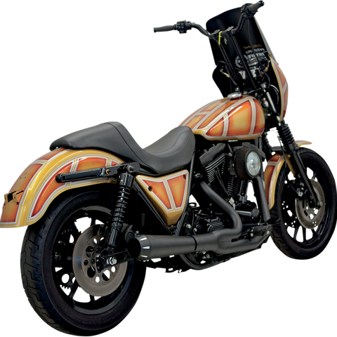 BASSANI XHAUST Road Rage 2:1 Exhaust - Black 1FXR2B - Team Dream Rides