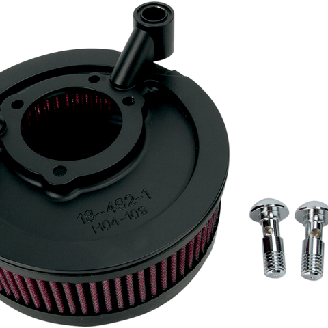 ARLEN NESS Big Sucker 91-19 XL Stock Black Big Sucker™ Air Filter Kit Accepts OEM Covers - Team Dream Rides