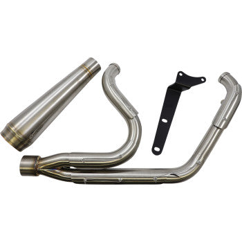 TRASK Assault 2:1 Exhaust - Full Stainless - Straight - '07-'16 FL Assault 2:1 Exhaust System - Team Dream Rides