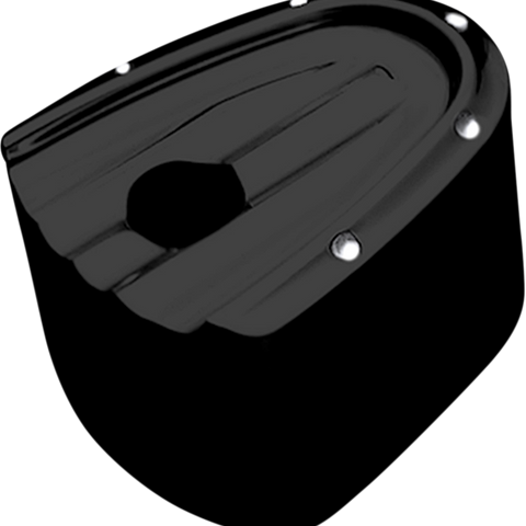 COVINGTONS Ignition Switch - Cover - Gloss Black - Dimpled Billet Aluminum Ignition Switch Cover - Team Dream Rides