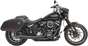BASSANI XHAUST 2:1 Exhaust - Black Road Rage 2:1 Softail Exhaust - Team Dream Rides