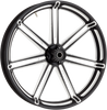 ARLEN NESS Front Wheel - 7-Valve - Black - 21 x 3.5 - With ABS 7-Valve Forged Aluminum Wheel - Team Dream Rides