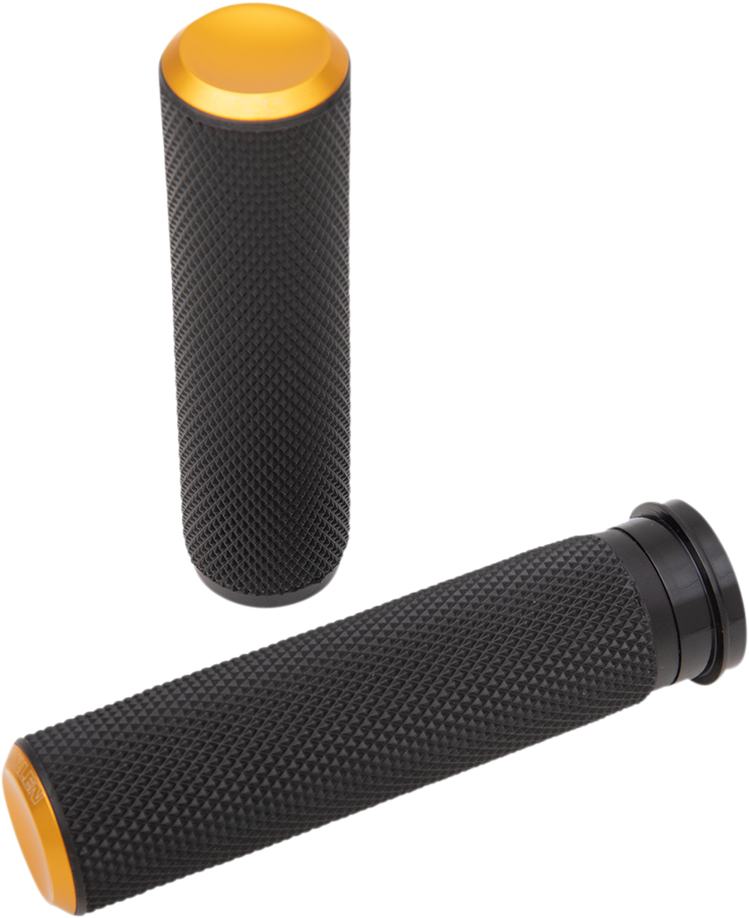 ARLEN NESS Gold Knurled Grips for TBW Fusion Knurled Grips - Team Dream Rides