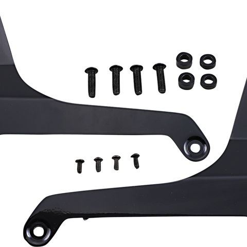 DRAG SPECIALTIES Side Plates - Black Side Plates - Team Dream Rides