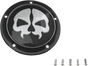 DRAG SPECIALTIES Split Skull Derby Cover - Black - 5-Hole Split Skull Derby Cover - Team Dream Rides