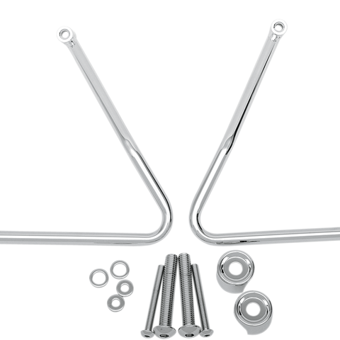 DRAG SPECIALTIES Saddlebag Support - XL Chrome Saddlebag Support Brackets - Team Dream Rides