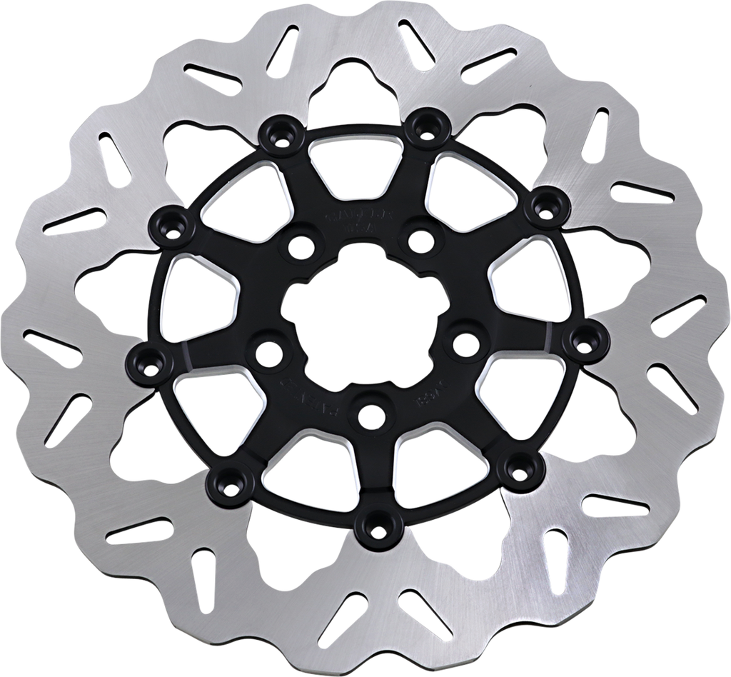 GALFER Wave® Rotor - Black Carrier - Rear Wave® Brake Rotor - Team Dream Rides