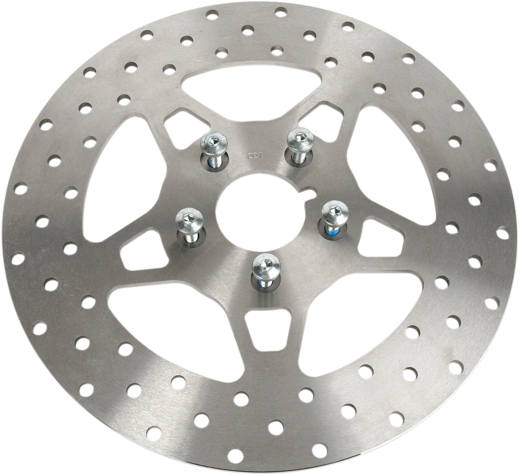 EBC Brake Rotor - Polished Carrier - FSD007 FSD Series Stainless Steel Front Brake Rotor for Big Twins - Team Dream Rides