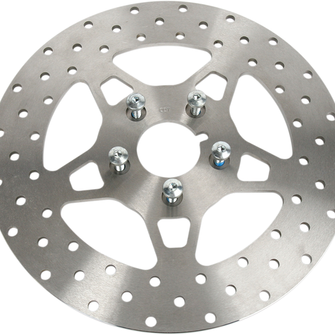 EBC Brake Rotor - Polished Carrier - FSD007 FSD Series Stainless Steel Front Brake Rotor for Big Twins - Team Dream Rides