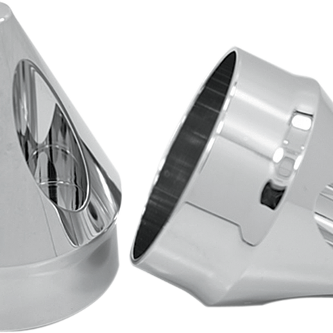 AVON GRIPS Axle Cap - Chrome - Spike - Large/Small Front Axle Nut Cover - Team Dream Rides