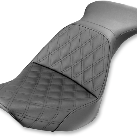 SADDLEMEN Explorer Seat - Lattice Stitched - FLSTN Explorer LS  Seat - Team Dream Rides