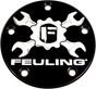 FEULING OIL PUMP CORP. Point Cover 5 Hole Black 99-17 Gear Cross Logo Points Cover - Team Dream Rides