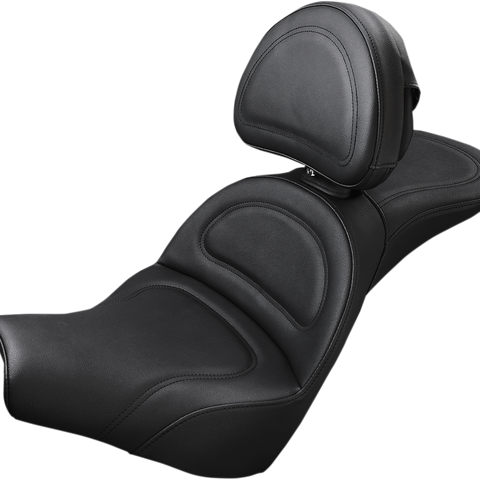 SADDLEMEN Explorer Seat - Backrest Explorer™ Seat — Includes Backrest - Team Dream Rides