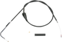 DRAG SPECIALTIES 41-3/4" Vinyl Idle Cable Black Vinyl Throttle/Idle Cable - Team Dream Rides