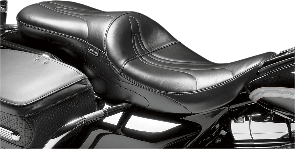 LE PERA Sorrento Seat - FLHT '08-'19 Sorrento 2-Up Vinyl Seat - Team Dream Rides