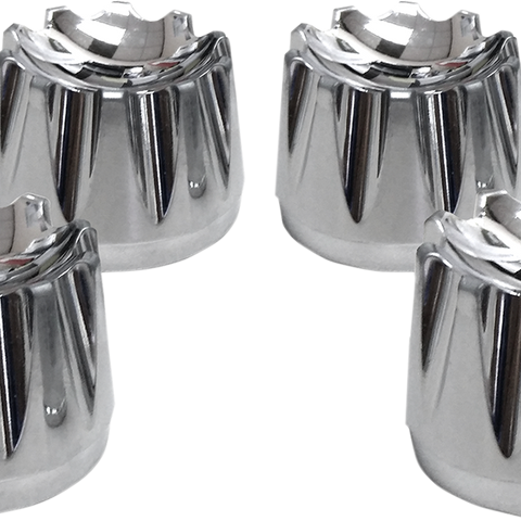 AVON GRIPS Cover Head Bolt Excalibar Chrome Head Bolt Cover - Team Dream Rides