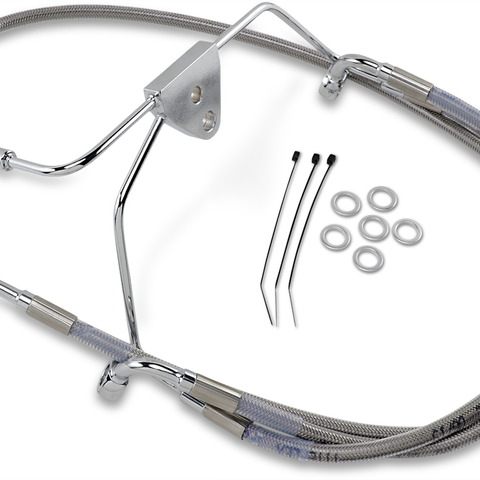 DRAG SPECIALTIES Brake Line - Front - +8