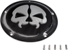 DRAG SPECIALTIES Split Skull Derby Cover - Black Split Skull Derby Cover - Team Dream Rides