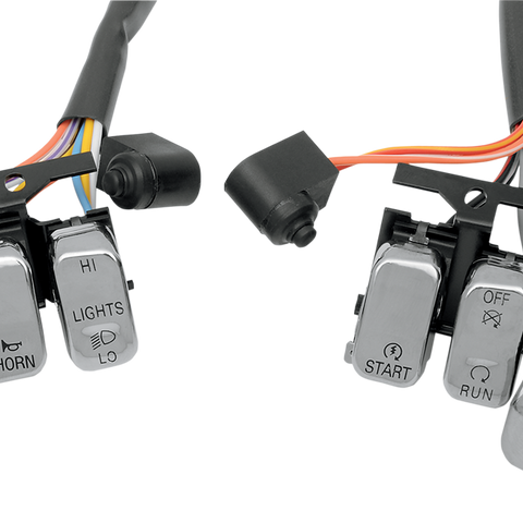 DRAG SPECIALTIES Chrome Switch Kit for '96 - '13 Handlebar Switch - Team Dream Rides