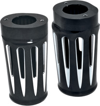 Load image into Gallery viewer, ARLEN NESS Deep Cut Fork Boot Covers - Black Anodized - FLHTD Aluminum Fork Boot Covers — Deep Cut - Team Dream Rides