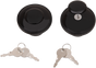 DRAG SPECIALTIES Locking Gas Cap - Black - Non-Vented Screw-In Locking Gas Cap — Non-Vented - Team Dream Rides
