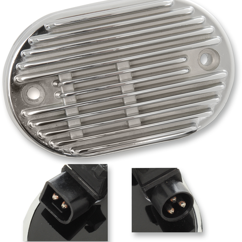 DRAG SPECIALTIES Regulator - FX/FLST '08-'10 Chrome Premium Voltage Regulator - Team Dream Rides