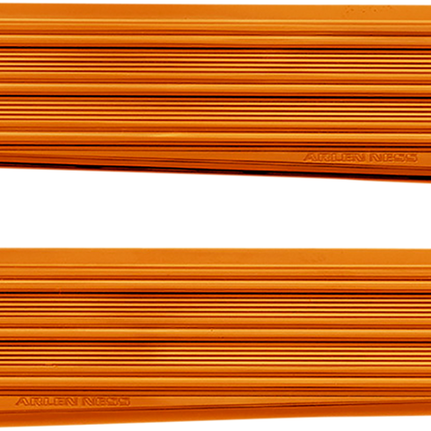 ARLEN NESS Saddlebag Latch Covers - Orange Saddlebag Latch Covers - Team Dream Rides