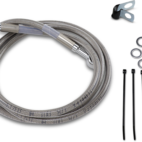 DRAG SPECIALTIES Brake Line - Front - +4