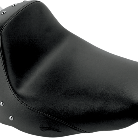 SADDLEMEN Studded Heels Down Seat - FLSTC Heels Down Solo Seat - Team Dream Rides
