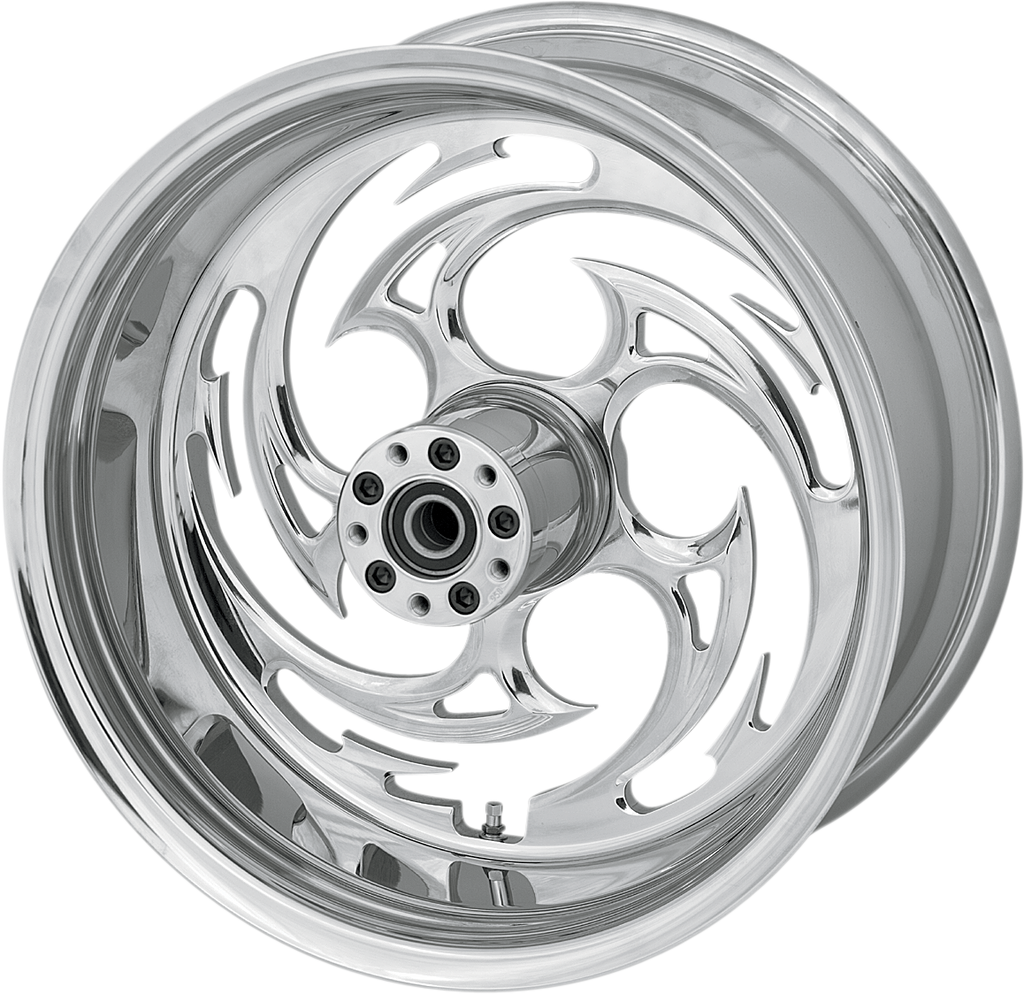 RC COMPONENTS Rear Wheel - Savage - 16" x 3.5" - 02-07 FLT One-Piece Forged Aluminum Wheel — Savage - Team Dream Rides